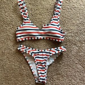 Womens Red White & Blue Bikini